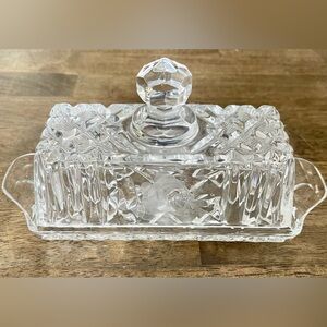 Crystal Butter Dish
